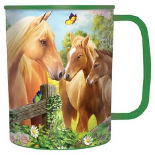 Obrázek z Hrnek 3D plast - koně, 300ml (5) 
